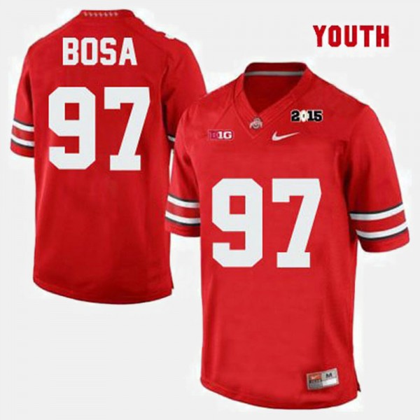 Ohio State Buckeyes Joey Bosa Youth #97 Red College Football Jersey 2404XRAO1